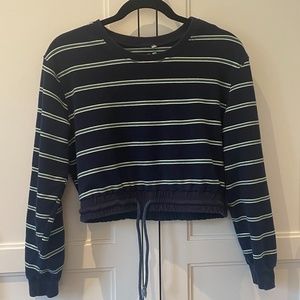 Me to We Striped Top- Blue/Green